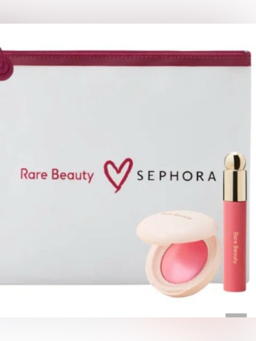 NIB Rare Beauty Lip & Cheek Tint Set - Happy